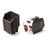 PROSPERPLAST Tárolódoboz  98 x 118 x 70 mm fekete (10 db)