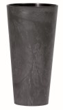 Prosperplast TUBUS SLIM BETON EFFECT kaspó antracit 30 cm