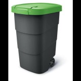 Prosperplast Wheeler 90 l szemetes kuka antracit zöld fedéllel (NBWB90-362C)