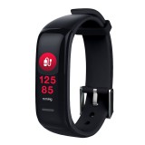 ProWear Band P1 pulzus- és vérnyomásmérő IP67 vízálló okoskarkötő magyar nyelvű alkalmazással - Fekete