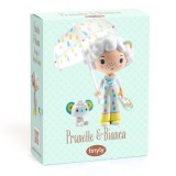 Prudénia és Bianca, TINYLY álomvilág figura (DJECO, Prunelle and Bianca, 7,5 cm)