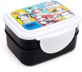 PUCKATOR Star Wars ételhordó, uzsonnás doboz szett, evőeszközökkel, Bento, Az Eredeti Stormtrooper