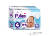 Pufies Sensitive havi pelenkacsomag, 4-es méret, 168 db, 9-14 kg