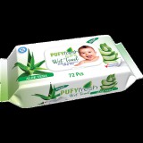 Pufy fresh nedves törlőkendő 72db aloe vera