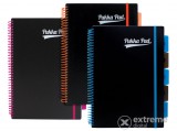 Pukka Pad Neon black project book A4, vonalas spirálfüzet