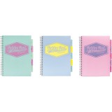 Pukka Pad Project Book Pastel A4 vonalas spirálfüzet