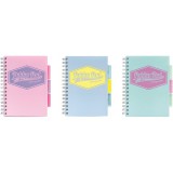Pukka Pad Project Book Pastel A5 vonalas spirálfüzet
