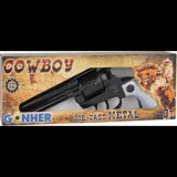 Pulio Cowboy revolver fekete fém 12 töltényes (GXP-784233)