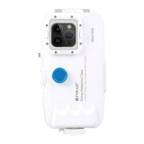 Puluz PU9116W Apple iPhone 14 Plus / Pro Max / 13 Pro Max / 12 Pro Max / 11 Pro Max Vízálló tok - Fehér (PU9116W)