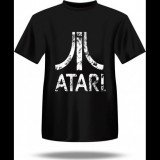 Puma Blaze Entertainment, Atari T-Shirt, (XL), Distressed logó (AP5), Retro, Fekete, Gaming póló (FG-ATAR-TSHIRT-AP5-XL)
