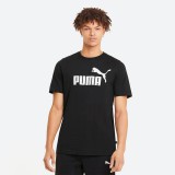 PUMA ESS LOGO TEE Férfi póló fekete