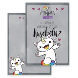 PUMMELEINHORN Purricorn Unikornis cica notesz, jegyzetfüzet A/4