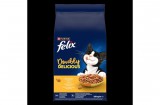 Purina FELIX Doubly Delicious csirke és pulyka keverékével, céklával száraz macskaeledel 10kg