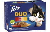 Purina FELIX FANTASTIC DUO Házias válogatás aszpikban nedves macskaeledel 12x85g