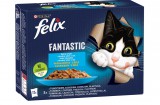 Purina FELIX FANTASTIC Halas válogatás aszpikban nedves macskaeledel 12x85g