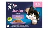 Purina FELIX FANTASTIC Junior Vegyes válogatás aszpikban nedves macskaeledel 12x85g