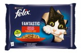 Purina FELIX FANTASTIC Nyúllal/Báránnyal aszpikban nedves macskaeledel 4x85g