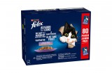 Purina FELIX FANTASTIC Vegyes válogatás aszpikban nedves macskaeledel 80x85g