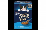 Purina FELIX Soup Original Halas válogatás szószban nedves macskaeledel 6x48g