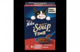 Purina FELIX Soup Original Házias válogatás szószban nedves macskaeledel 6x48g