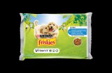 Purina FRISKIES Junior Szószos válogatás nedves kutyaeledel 4x85g