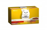 Purina GOURMET GOLD Falatok szószban nedves macskaeledel 4x85g