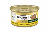 Purina GOURMET GOLD Succulent Delights Csirkével nedves macskaeledel 85g