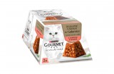 Purina GOURMET Revelations lazaccal zselében 2x57g