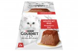 Purina GOURMET REVELATIONS Pastétom Marhával és szósszal nedves macskaeledel 2*57g