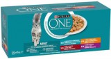 Purina One alutasakos macskaeledel szószban – Jumbo Pack (2 karton | 80 alutasak | 80 x 85 g) 6.8kg