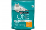 Purina ONE Csirkében és teljes kiőrlésű gabonákban gazdag száraz macskaeledel 800g