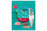 PURINA ONE DUAL NATURE Tőzegáfonya Steril Lazaccal száraz macskaeledel 750g