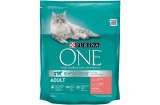 Purina ONE Lazacban és teljes kiőrlésű gabonákban gazdag száraz macskaeledel 800g