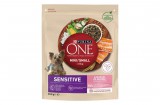 Purina ONE Mini Sensitive Lazaccal száraz kutyaeledel 800g