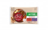Purina ONE MINI/SMALL Active Marhával és kacsával nedves kutyaeledel 4x85g