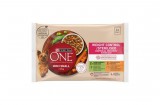 Purina ONE MINI Weight Control/Steril Pulykával és csirkével nedves kutyaeledel 4x85g