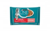 Purina ONE STERILCAT Lazaccal és Sárgarépával nedves macskaeledel 4x85g