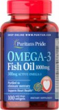 Puritan's Pride Puritans Pride Omega-3 Fish Oil 1000mg (100 lágy kapszula)