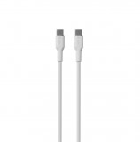 Puro Elektrik Puro Soft Type-C - Type-C kábel 60W 150cm - fehér