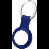 Puro ICON Case AirTag szilikon sötétkék kulcstartó tok (PUR417NAV)