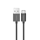 Puro USB-A - micro USB kábel 12W 2m - fekete
