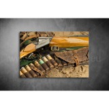 Puska,Töltények Vászonkép 015 tgy-015