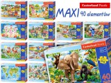 Puzzle-Castorland Puzzle 40 db. Nagy Méretű Elemmel-Több Fajta-99 x 40 cm-es Kép