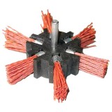 PVC csiszoló körkefe 100mm,6mm-es csap,fúróba