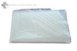 PVC fólia ágybetét, vízhatlan ágyvédő PVC fehér lepedő 120x100 cm