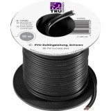 PVC huzal 2 x 0,75 mm2, fekete, 10 m, Tru Components (1565082)