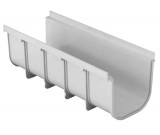 PVC Túlfolyó vályú egyenes elem 50 cm