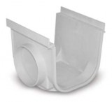 PVC Túlfolyó vályú kifolyó elem