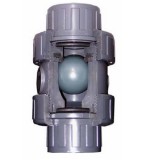 PVC visszacsapó szelep golyós D63mm CEPEX 25698