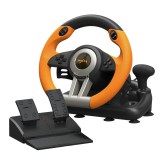 PXN V3 Pro, PlayStation 4, PC, Xbox One, Xbox Series, Nintendo Switch, 180°, Dupla rezgés, USB, Fekete-Sárga, Kormány szett